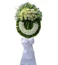 Vòng Hoa Trắng Tinh Khôi – An Nhiên - Mã: I-056 - Giá: 900.000đ