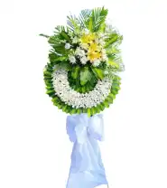 Vòng Hoa Phúng Điếu – Tiễn Biệt Bình An - Mã: I-066 - Giá: 800.000đ