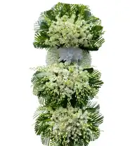 Kệ Hoa 3 Tầng Kính Viếng Tập Thể - Mã: I-080 - Giá: 1.900.000đ