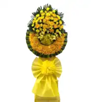 Kệ Hoa Viếng Tone Vàng Cúc - Mã: I-098 - Giá: 900.000đ