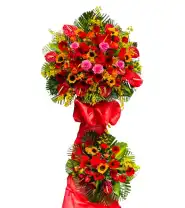 Kệ Hoa Chúc Mừng Văn Phòng – Hưng Vượng An Khang - Mã: I-108 - Giá: 1.100.000đ