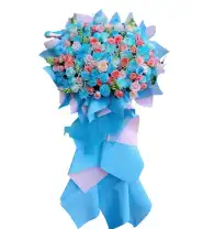 Kệ Hoa Khai Trương Tông Xanh – Bền Vững Phát Triển - Mã: I-115 - Giá: 10.000.000đ