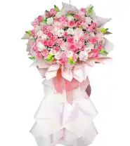 Kệ Hoa Khai Trương Tông Hồng – Ngọt Ngào Thành Công