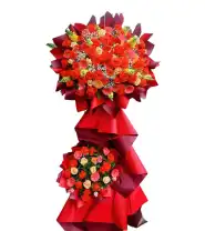 Kệ Hoa Khai Trương 2 Tầng – Đại Cát Đại Lợi