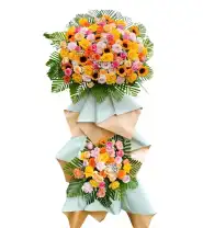 Kệ Hoa Khai Trương Nổi Bật – Thu Hút Tài Lộc - Mã: I-129 - Giá: 1.350.000đ