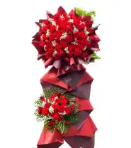 Kệ Hoa Khai Trương 2 Tầng – Đại Cát Đại Lợi