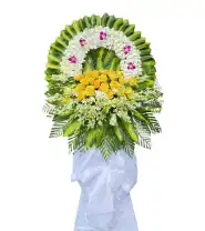 Vòng Hoa Tang Lễ 1 Tầng