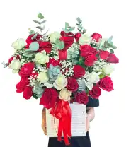 Giỏ Hoa Mừng Khai Trương Giá Rẻ - Mã: I-146 - Giá: 500.000đ