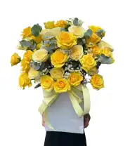 Giỏ Hoa Tone Vàng Giá Rẻ - Mã: I-148 - Giá: 450.000đ