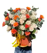 Giỏ Hoa Chúc Mừng Khởi Sắc - Mã: I-155 - Giá: 550.000đ