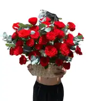 Giỏ Hoa Chúc Mừng Vạn Điều May - Mã: I-156 - Giá: 500.000đ