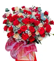 Giỏ Hoa Chúc Mừng May Mắn